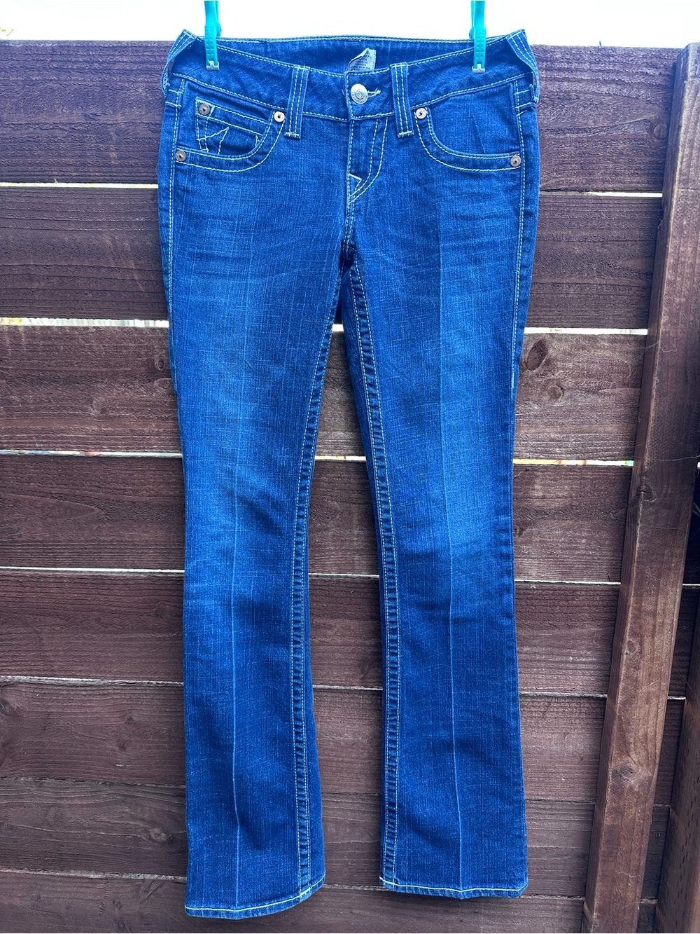 True Religion Women's Blue Bootcut Jeans
